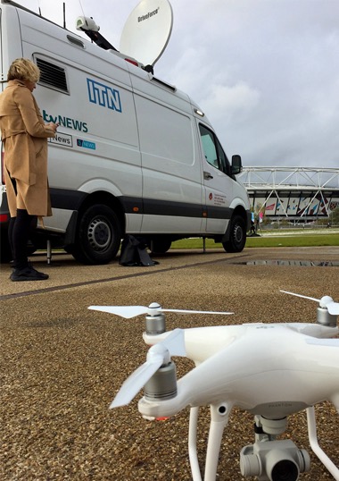 ITN Olympic Park Drone